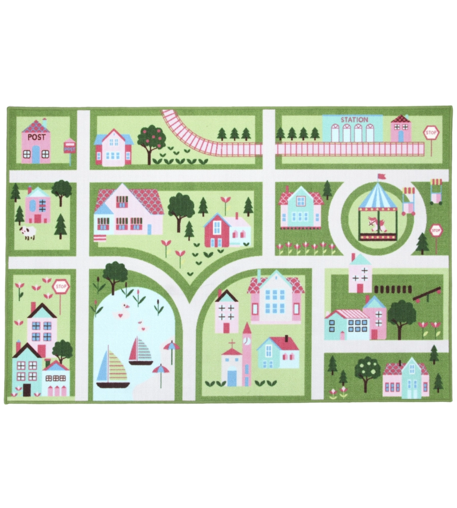 TAPPETO "GREEN PLAY" VERDE, 190X133 CM